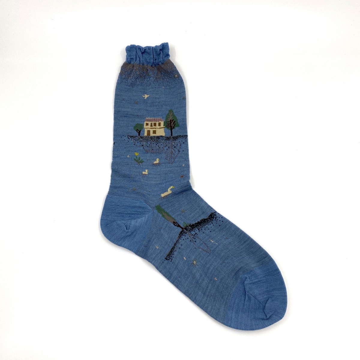 ANTIPAST STRØMPER LAKESIDE HOUSE AM-755 Light Blue