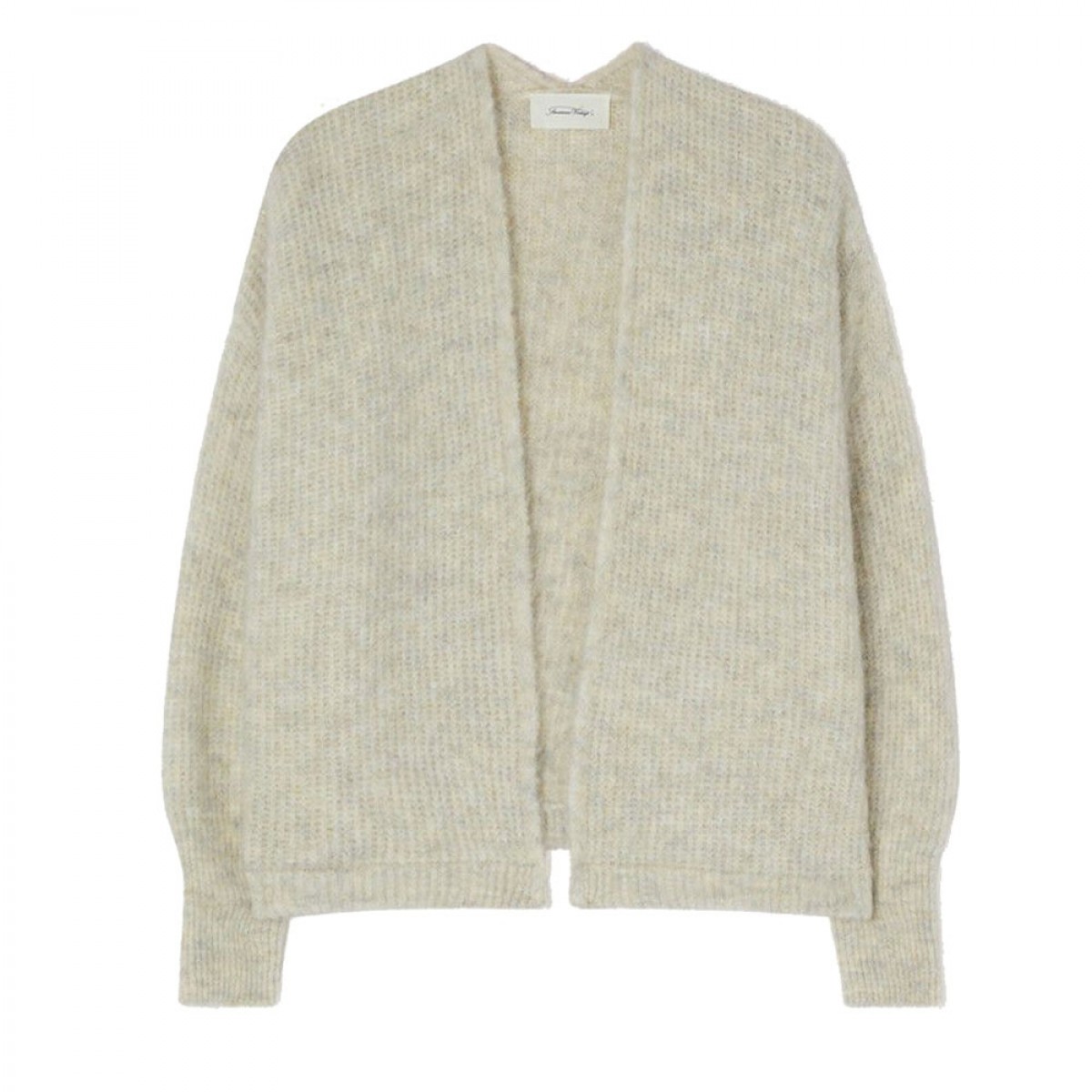 American Vintage East Strik Cardigan Powder Snow Melange