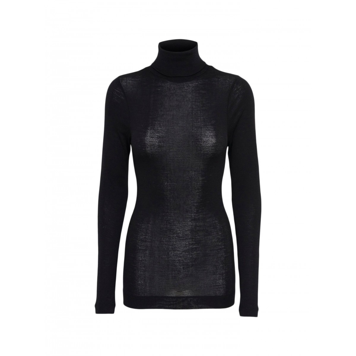 Seamless Basic Wool Lola Rullekrave sort