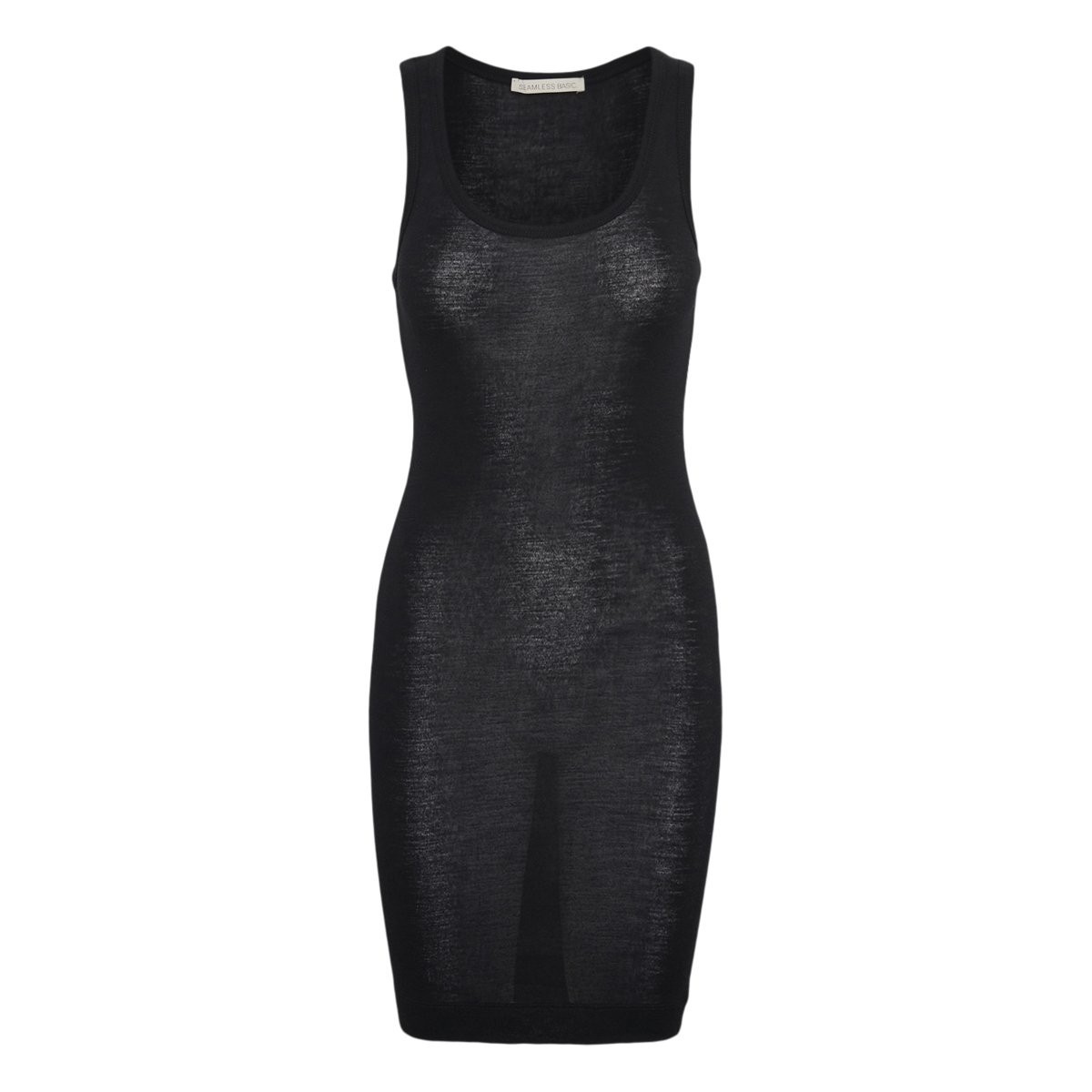 Seamless Basic Rosa Underkjole Sort