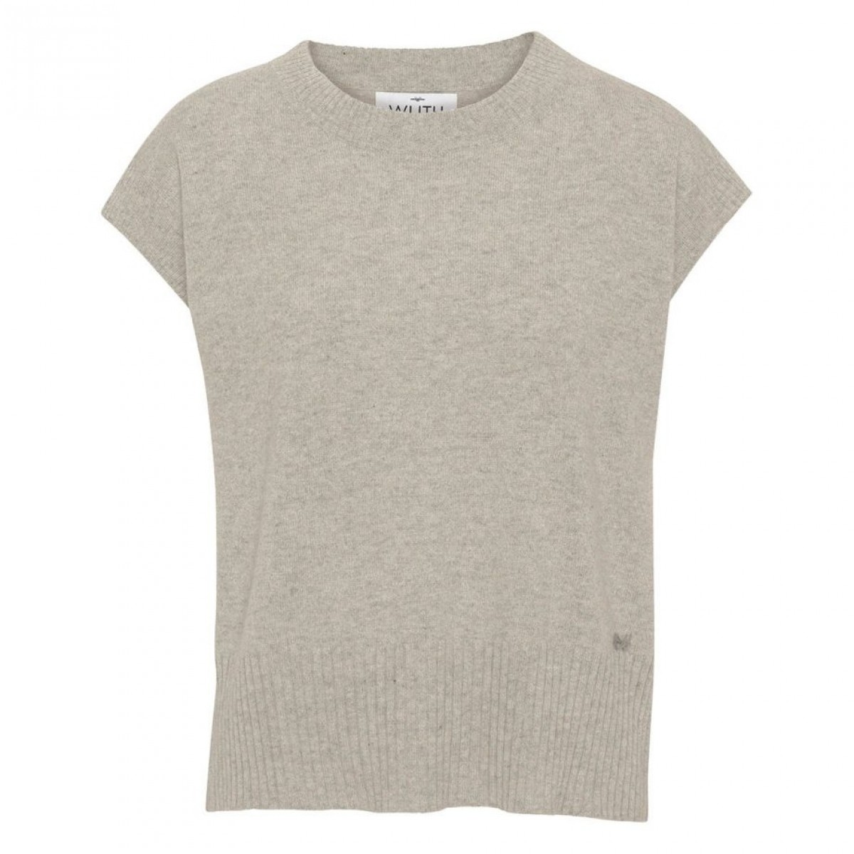 WUTH Cashmere Vera Vest Light Grey
