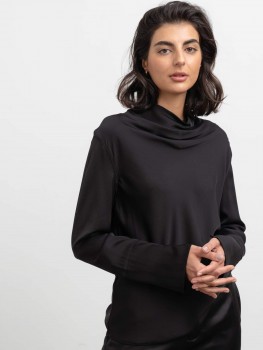 Ahlvar Gallery Ayumi Bluse Sort