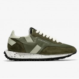 Ghōud Rush Recycled Low Wom Nylon/Leather Military