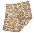 Tapis Noir Classical Yellow Flower Scarf Floral