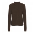 WUTH CASHMERE Janet Pullover Chokolate